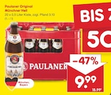 Original Münchner Hell Angebote von Paulaner bei Netto Marken-Discount Friedrichshafen für 9,99 €