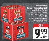 Bier oder Biermischgetränk bei EDEKA im Radeberg Prospekt für 9,99 €