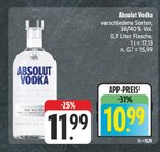 Aktuelles Vodka Angebot bei EDEKA in Nürnberg ab 10,99 €