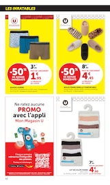 Chaussures en promo dans le catalogue Super U à la page 42