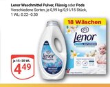 Waschmittel Pulver Angebote von Lenor bei GLOBUS Wiesbaden für 4,49 €