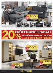 Möbel im BRAUN Möbel-Center Prospekt in Pirmasens Aktueller BRAUN Möbel-Center Prospekt mit Möbel, "NEUERÖFFNUNG", Seite 2