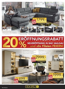 Aktueller BRAUN Möbel-Center Prospekt
