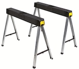 Paire de tréteaux pliables - Stanley - Screwfix à Roubaix Paire de tréteaux pliables - Stanley en promo chez Screwfix Roubaix à 59,99 €
