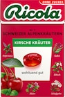 Bonbon, Kirsche Kräuter, zuckerfrei, in der Taschenbox Angebote von Ricola bei dm-drogerie markt Mainz für 1,65 €