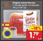 Original Jamón Serrano Angebote von Los Cuarenta bei Netto Marken-Discount Baden-Baden für 1,79 €