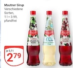 Sirup Johannisbeere im Angebot bei GLOBUS in Wiesbaden Sirup Johannisbeere Angebote von Mautner bei GLOBUS Wiesbaden für 2,79 €