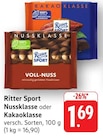 Nussklasse im Angebot bei EDEKA in Pirmasens Nussklasse Angebote von Ritter Sport bei EDEKA Pirmasens für 1,69 €