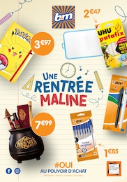 Prospectus B&M à L'Isle-d'Abeau, "UNE RENTRÉE MALINE", 16 pages, 26/06/2026 - 28/07/2026