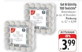Teelichte Angebote von Gut & Günstig bei EDEKA Dresden für 3,99 €