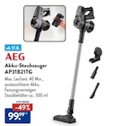Akku-Staubsauger AP31B21TG von AEG für 99,99 € bei ALDI Nord im Angebot Akku-Staubsauger AP31B21TG von AEG im aktuellen ALDI Nord Prospekt