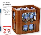 GLOBUS Hockenheim - Mineralwasser Angebot im Prospekt Mineralwasser bei GLOBUS im Hockenheim Prospekt für 2,99 €