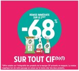 Promo -68% remise immédiate sur le 2ème sur tout cif à  dans le catalogue Intermarché à Revel