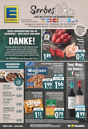 EDEKA Prospekt für Essen mit 26 Seiten EDEKA Prospekt für Essen: "Aktuelle Angebote", 26 Seiten, 17.08.2026 - 22.08.2026