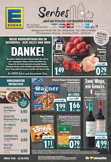 EDEKA Prospekt der KW 33 "Aktuelle Angebote" Aktueller EDEKA Prospekt "Aktuelle Angebote" Seite 1 von 26 Seiten