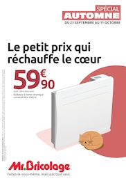 Catalogue Bricolage de Mr.Bricolage à Villeurbanne Prospectus Mr.Bricolage à Villeurbanne, "SPÉCIAL AUTOMNE", 20 pages, 23/09/2026 - 11/10/2026