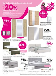 Kleiderschrank im mömax Prospekt "Bei dir liegt Pink Shopping im Trend?" mit 16 Seiten (Ingolstadt)