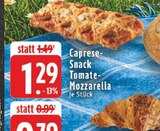 Caprese-Snack Tomate-Mozzarella im Angebot bei E center in Wuppertal Caprese-Snack Tomate-Mozzarella Angebote bei E center Wuppertal für 1,29 €