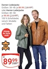 Damen-Lederjacke Angebote bei GLOBUS Trier für 89,99 €