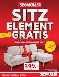 Segmüller Prospekt für Ludwigshafen (Rhein): "Sitz Element Gratis", 6 Seiten, 21.03.2026 - 04.04.2026