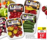 Snackster Rote Mini Pflaumentomaten im Angebot bei Marktkauf in Ravensburg Snackster Rote Mini Pflaumentomaten Angebote von EDEKA Herzstücke bei Marktkauf Ravensburg für 5,00 €