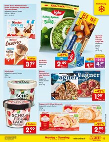 Pizza im Netto Marken-Discount Prospekt "Aktuelle Angebote" mit 70 Seiten (Trier)