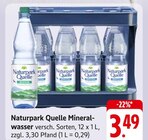 Mineralwasser Angebote von Naturpark Quelle bei EDEKA Ulm für 3,49 €