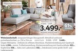 Wohnlandschaft bei XXXLutz Möbelhäuser im Obernburg Prospekt für 3.499,00 €