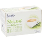 Thé vert - SIMPL en promo chez Carrefour Market Thé vert - SIMPL dans le catalogue Carrefour Market