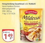 Sauerkraut Angebote von Hengstenberg bei GLOBUS Wolfenbüttel für 1,49 €