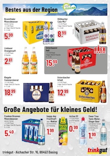 Cola im Trinkgut Prospekt "Das Beste zum Fest!" mit 4 Seiten (Augsburg)