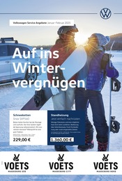 Aktueller Volkswagen Werkstatt & Auto Prospekt in Glindenberg und Umgebung, "Auf ins Wintervergnügen" mit 1 Seite, 01.01.2025 - 28.02.2025