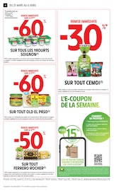 Saucisse Angebote im Prospekt "50% REMBOURSÉS EN BONS D'ACHAT SUR LE RAYON ALIMENTATION ET HYGIÈNE BÉBÉ" von Intermarché auf Seite 4