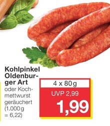 Kohlpinkel Oldenburger Art bei Jawoll in Offenbach Kohlpinkel Oldenburger Art im Angebot bei Jawoll Offenbach für 1,99 €