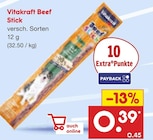 Beef Stick Angebote von Vitakraft bei Netto Marken-Discount Nettetal für 0,39 €