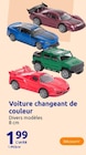 Voiture changeant de couleur en promo chez Action Dijon à 1,99 €