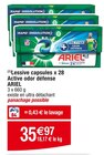 (1)Lessive capsules x 28 Active odor défense - ARIEL en promo chez Cora Sarcelles à 35,97 €