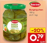 Burgergurken von Beste Ernte im aktuellen Netto Marken-Discount Prospekt für 0,79 €