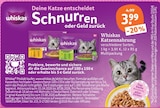 Whiskas Katzennahrung im tegut Prospekt Katzennahrung von Whiskas im aktuellen tegut Prospekt für 3,99 €