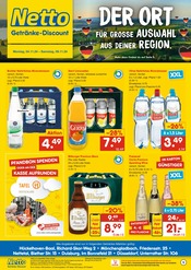 Aktueller Netto Marken-Discount Prospekt mit Sekt, "DER ORT, AN DEM DU IMMER AUSGEZEICHNETE PREISE FINDEST.", Seite 1