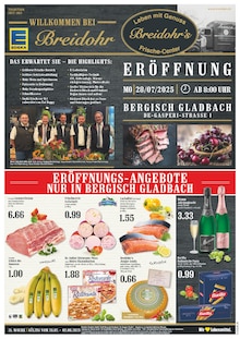 Aktueller EDEKA Bergisch Gladbach Prospekt EDEKA Prospekt Bergisch Gladbach "Aktuelle Angebote" mit 10 Seiten