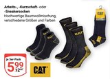 Arbeits-, -Kurzschaft- oder -Sneakersocken im Angebot bei GLOBUS in Altenburg Arbeits-, -Kurzschaft- oder -Sneakersocken Angebote von CAT bei GLOBUS Altenburg für 5,99 €