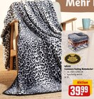 Cashmere Feeling Wohndecke Angebote von Gözze bei REWE Bensheim für 39,99 €