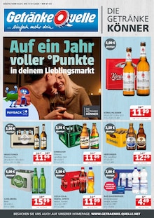 Warsteiner im Getränke Quelle Weydringer Prospekt "...einfach mehr drin" mit 4 Seiten (Halberstadt)