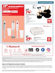 Promos Tefal dans le catalogue "BIEN AU CHAUD" de Auchan Hypermarché Tefal en promo dans le catalogue Auchan Hypermarché à la page 51