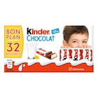 Barres Chocolatées Lait "BON PLAN" - KINDER CHOCOLAT en promo chez Carrefour Market Dijon à 5,99 €