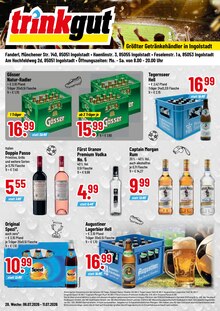 Rum im Trinkgut Prospekt "Aktuelle Angebote" mit 4 Seiten (Ingolstadt)