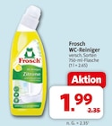 WC-Reiniger im Angebot bei Markant Nordwest in Detmold WC-Reiniger Angebote von Frosch bei Markant Nordwest Detmold für 1,99 €