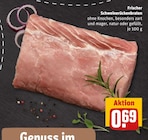 Frischer Schweinerückenbraten Angebote bei REWE Soest für 0,69 €