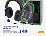 Casque de gaming Battletron en promo chez Action Orange à 14,95 €